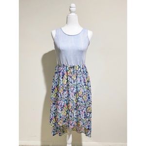 Xhilaration Butterfly High/Low Dress Size XL